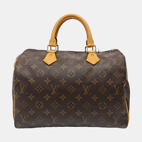 SPEEDY 30 Monogram Coated Canvas Brown
