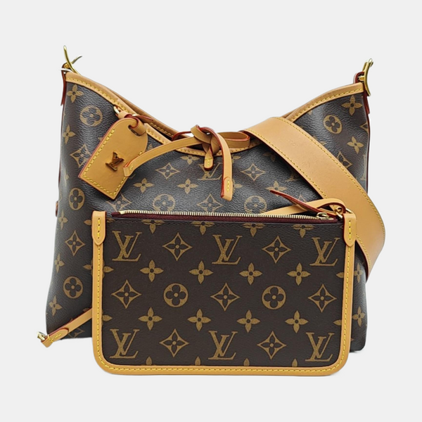 CARRYALL PM Monogram Coated Canvas Brown