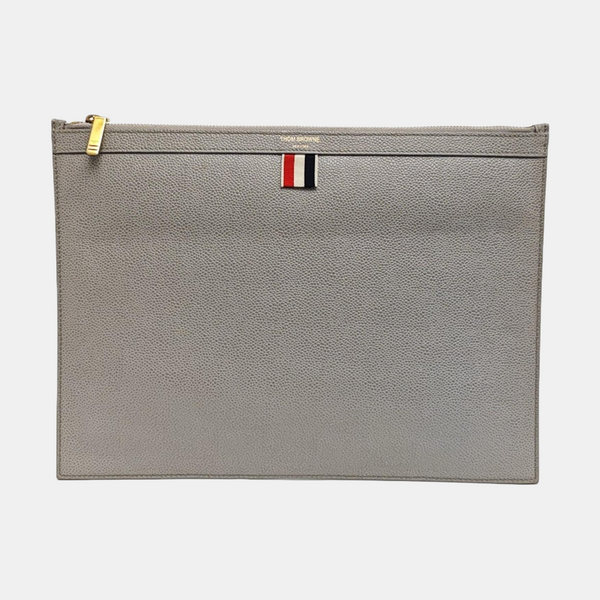 Calfskin Clutch Gray