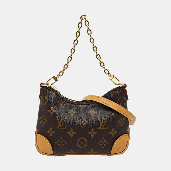 BOULOGNE Nano Monogram Coated Canvas Brown