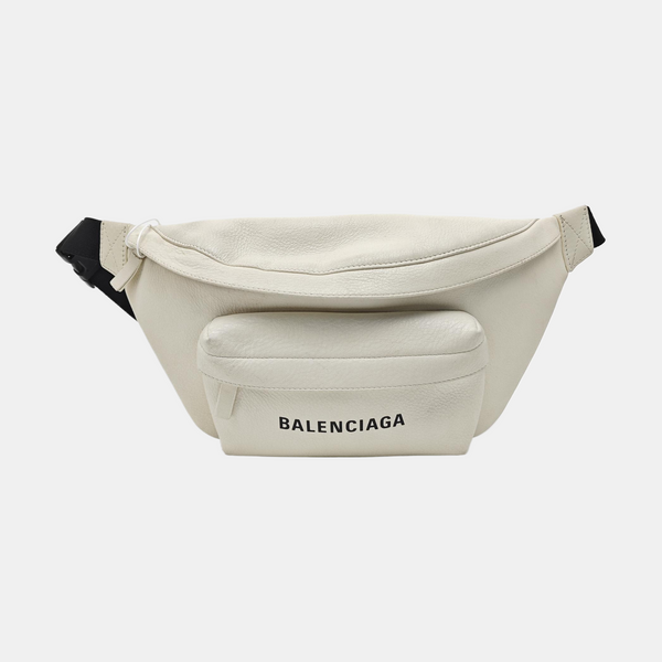 Calfskin Belt Bag White