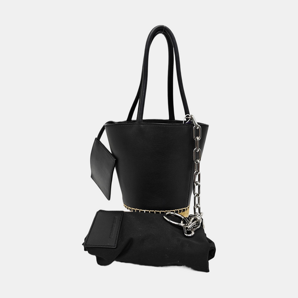 Calfskin Bucket Bag Black