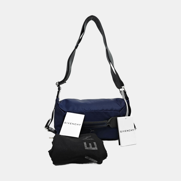 Nylon Shoulder Bag Blue
