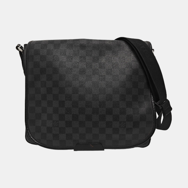 DANIEL MM Damier Graphite Coated Canvas Gray