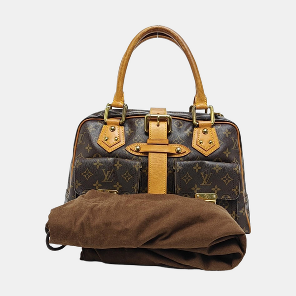 MANHATTAN GM Monogram Coated Canvas Brown