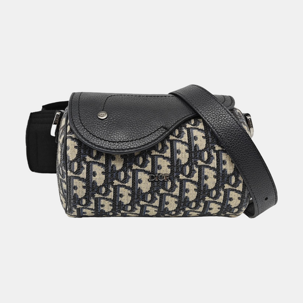 Saddle Mini Canvas Blue