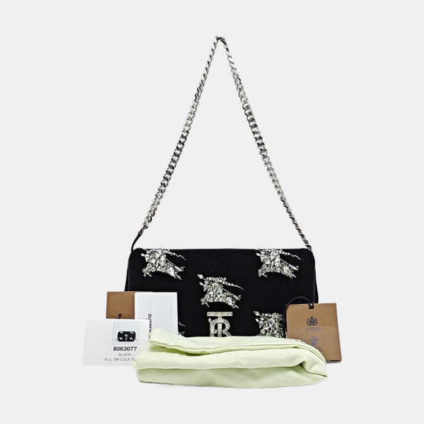 Suede Shoulder Bag Black