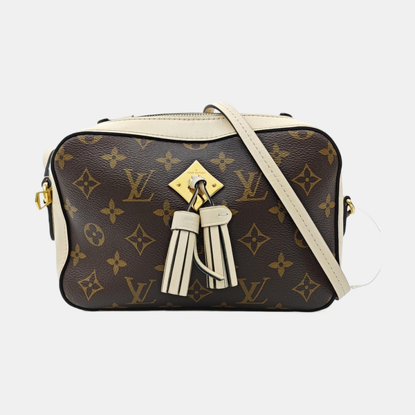 SAINTONGE Monogram Coated Canvas Brown
