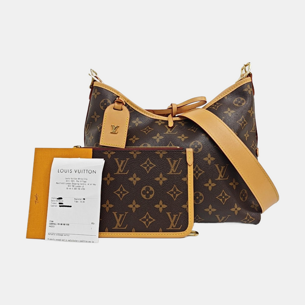 CARRYALL PM Monogram Coated Canvas Brown