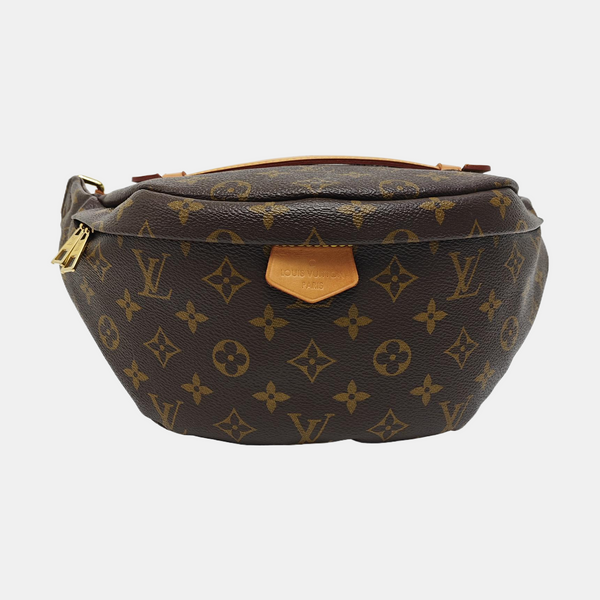 BUMBAG Monogram Coated Canvas Brown