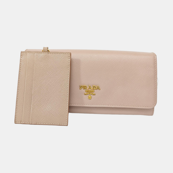 Saffiano Calfskin Wallet Pink