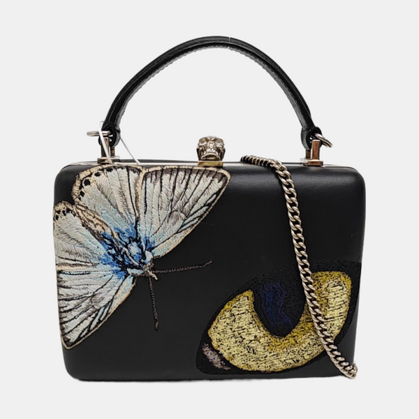Calfskin Shoulder Bag Black