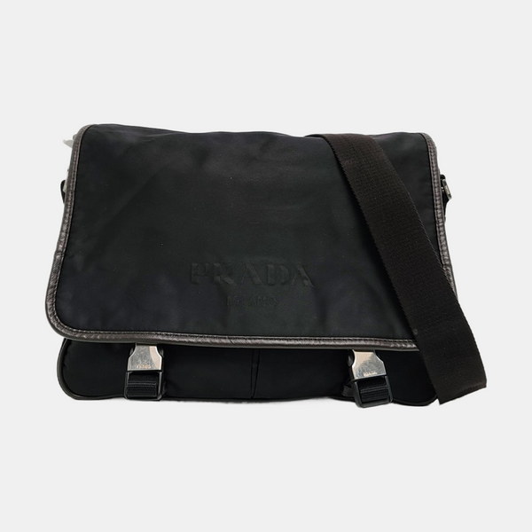 Vela Messenger Bag Nylon Black