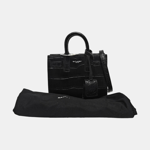 Authenticated pre-owned SAC DE JOUR Calfskin Black - Tote Bag at Looply