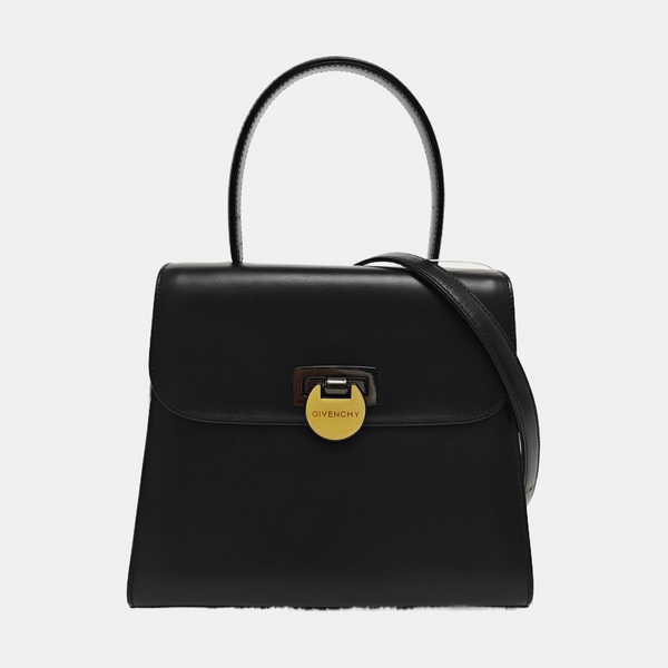 Calfskin Shoulder Bag Black