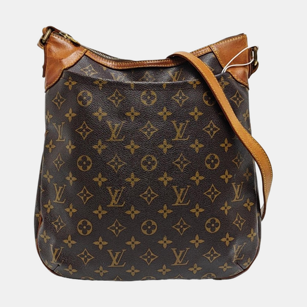 ODEON Monogram Coated Canvas Brown