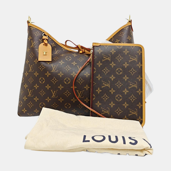 CARRYALL MM Monogram Coated Canvas Brown