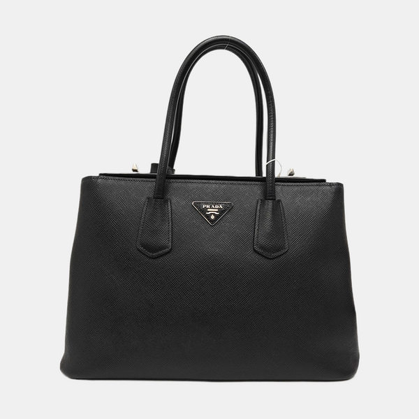 Twin Saffiano Calfskin Black