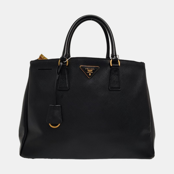 Galleria Extra Large Saffiano Calfskin Black