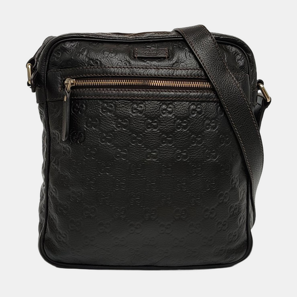 GG Imprime Monogram Calfskin Brown