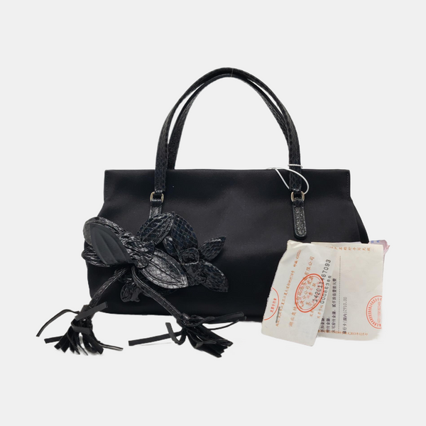Silk Satin Black
