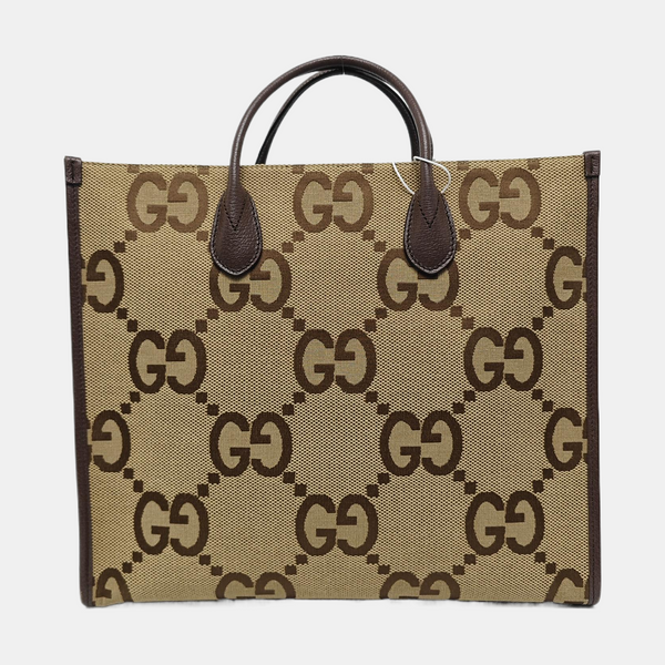 Jumbo Monogram Canvas Beige