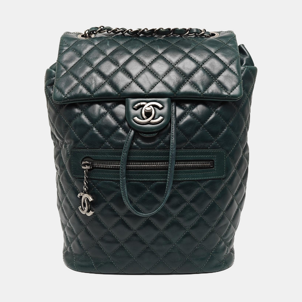 URBAN SPIRIT Quilted Calfskin Green