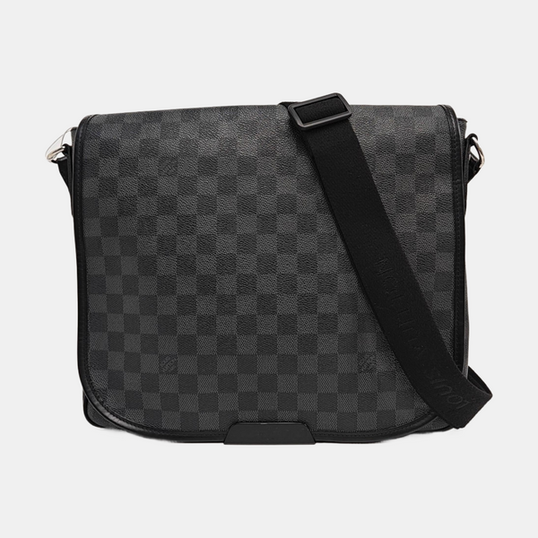 DANIEL Damier Graphite Coated Canvas Gray