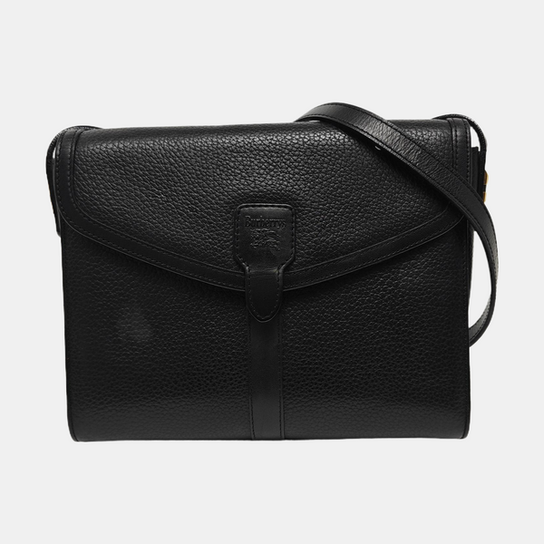 Calfskin Shoulder Bag Black