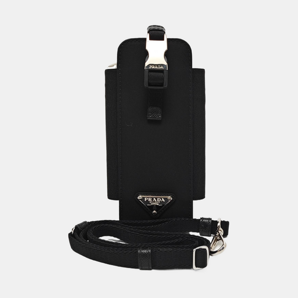 Fabric Shoulder Bag Black