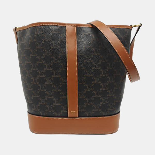 TRIOMPHE CANVAS Medium Coated Canvas Brown