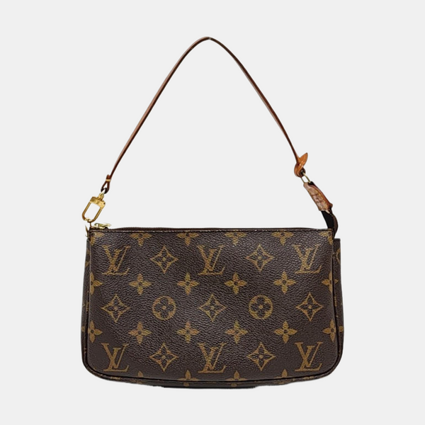 ACCESSOIRES Monogram Coated Canvas Brown