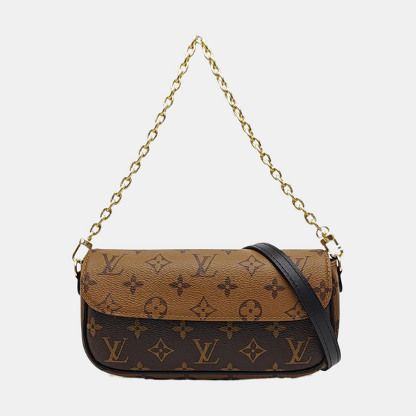 IVY Monogram Coated Canvas Brown