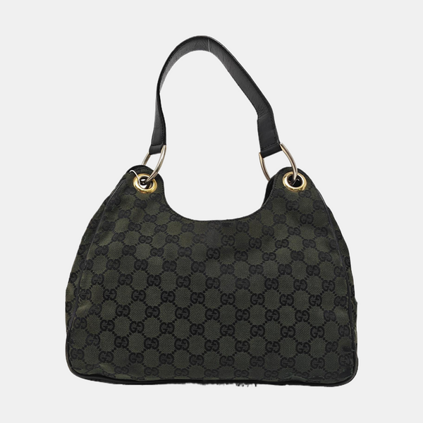 Monogram Canvas Top Handle Bag Green