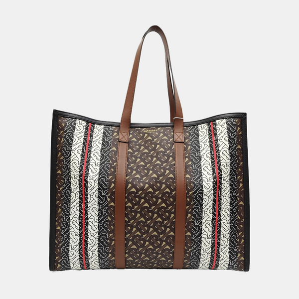 MONOGRAM Large Coated Canvas Brown