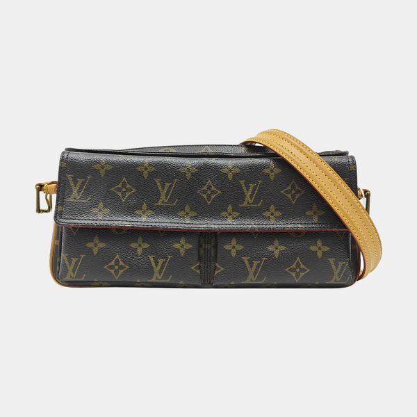 VIVA CITE Monogram Coated Canvas Brown