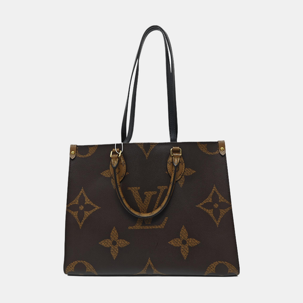 ONTHEGO MM Monogram Coated Canvas Brown