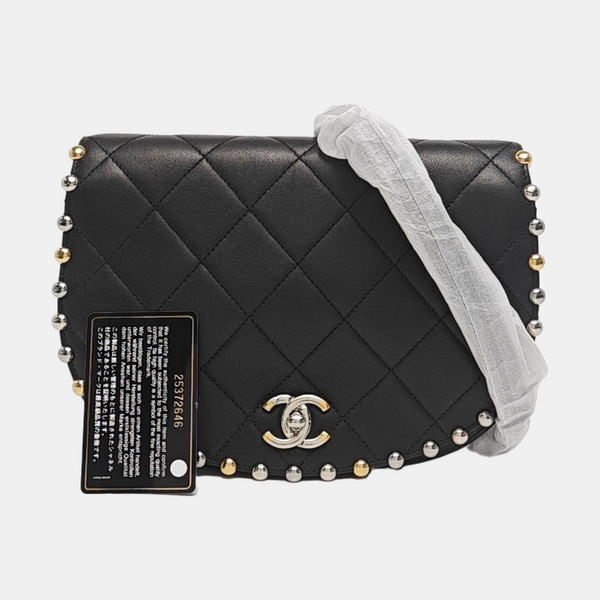 Quilted Lambskin Black