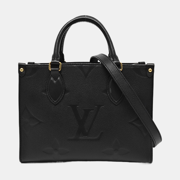 ONTHEGO PM Monogram Calfskin Black