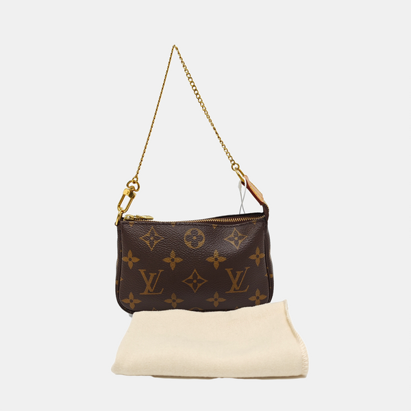 ACCESSOIRES Mini Monogram Coated Canvas Brown
