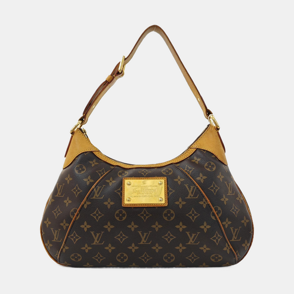 VINTAGE THAMES GM Monogram Coated Canvas Brown
