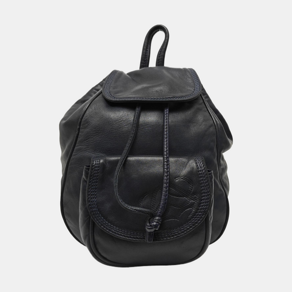 Lambskin Backpack Blue
