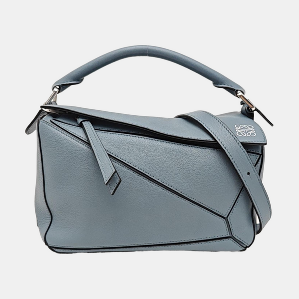 Puzzle Small Calfskin Blue