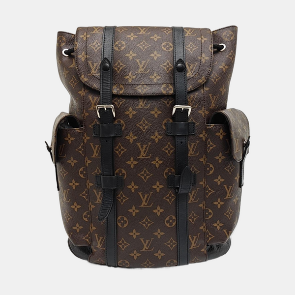 CHRISTOPHER MM Monogram Coated Canvas Brown