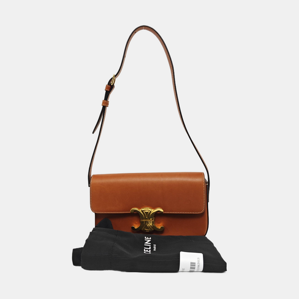 TRIOMPHE Small Calfskin Brown