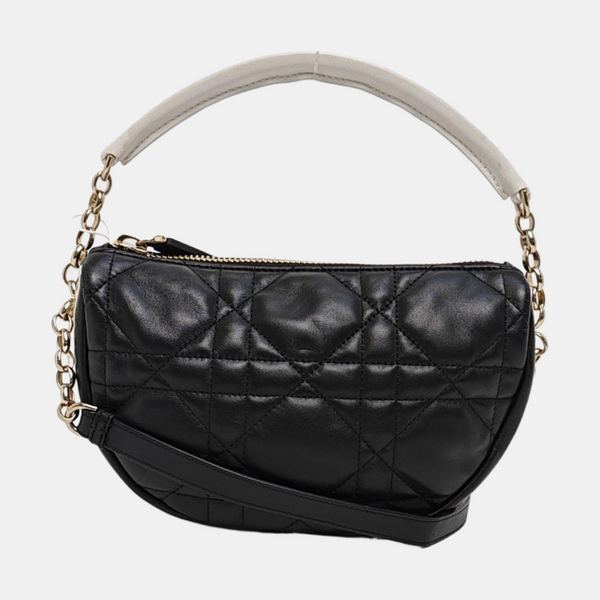 Dior Vibe Hobo Quilted Lambskin Black