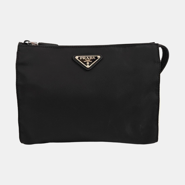 Nylon Clutch Black