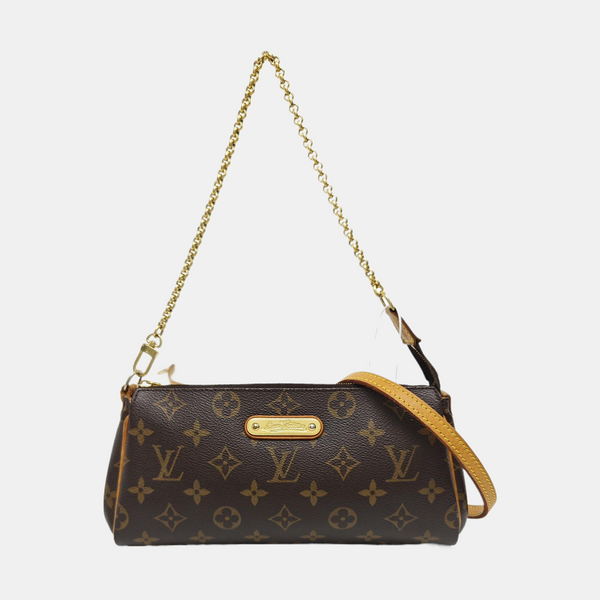 EVA Monogram Coated Canvas Brown