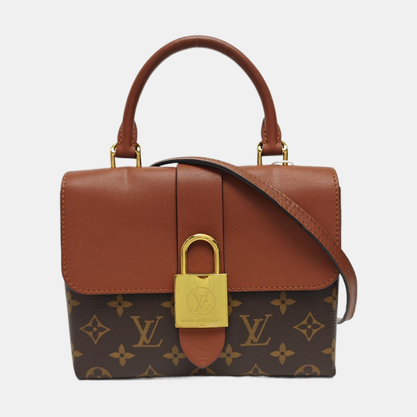 LOCKY BB Monogram Coated Canvas Brown