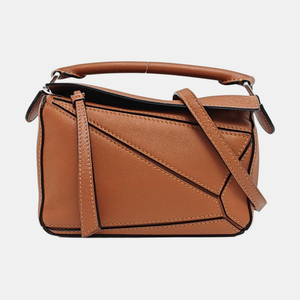 Puzzle Mini Calfskin Brown